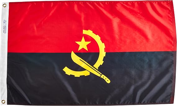 Annin Flagmakers Angola Flag USA-Made to Official United Nations Design Specifications, 2 x 3 Feet (Model 190274)